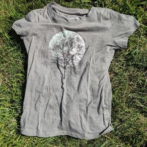 Women's Medium Shirt tee short sleeve aero green